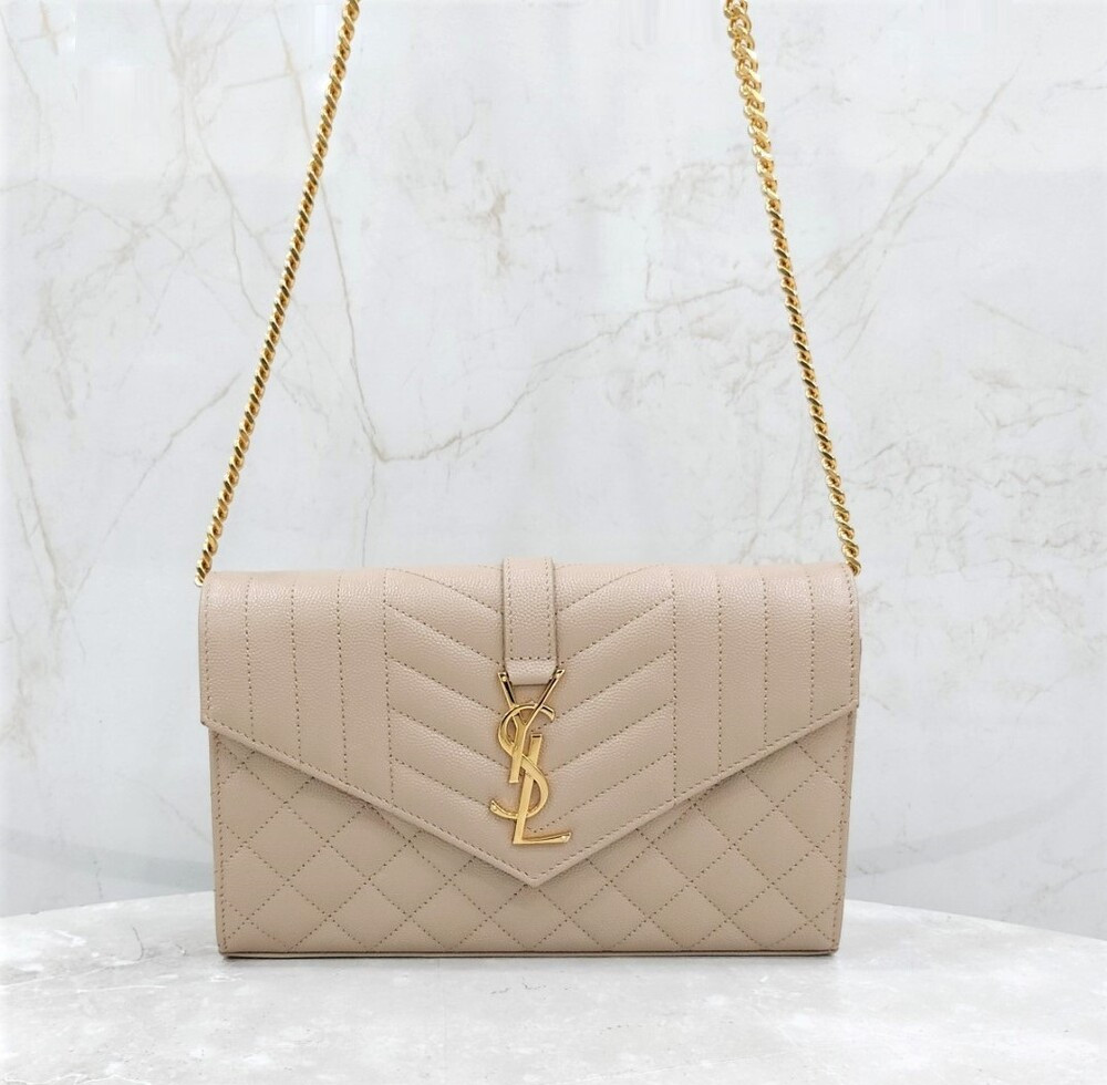 [럭스유] 생로랑 모노그램 WOC 마틀라세 여성 체인 숄더백 620280