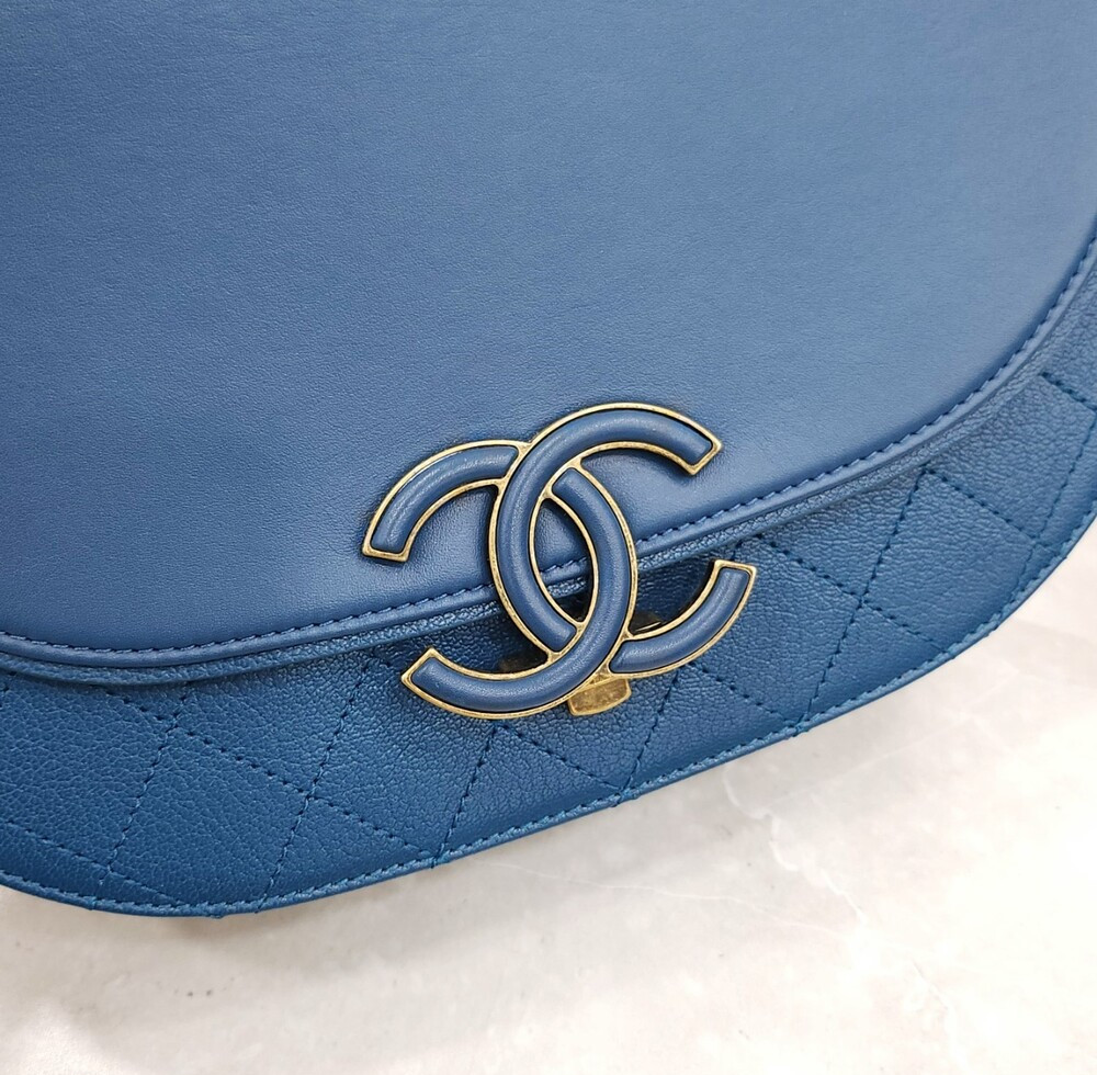 [럭스유] 샤넬 CC 코코 커브 카프스킨 플랩 체인 숄더백 A93462