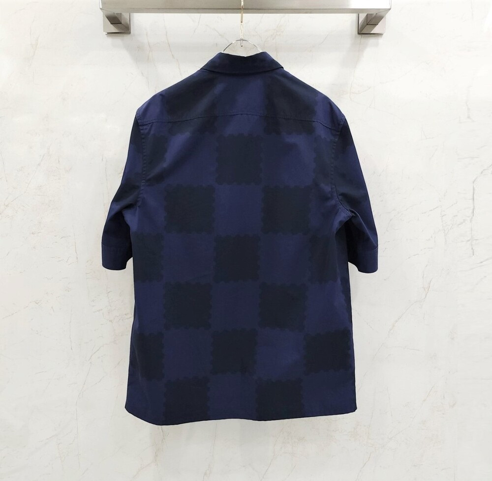 [럭스유] S / 루이비통 LV 다미에 셔츠 1A9GXV