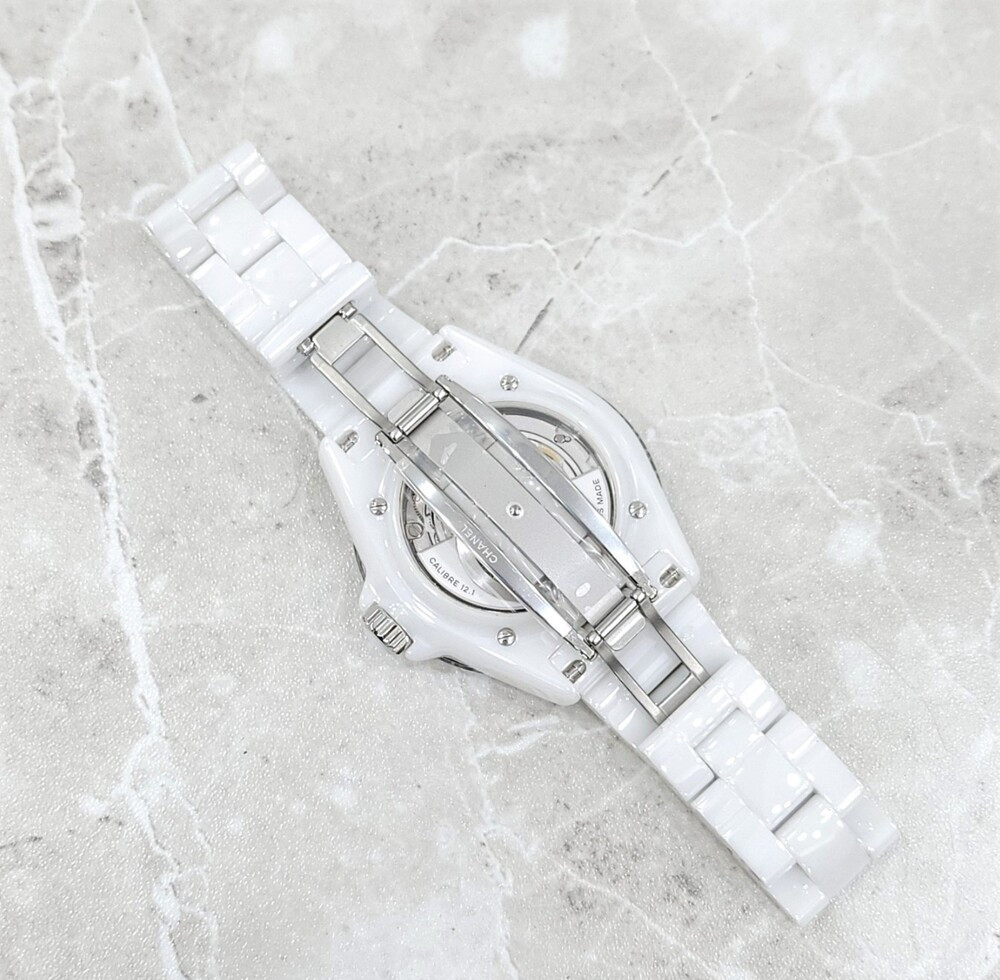 [럭스유] (새상품) 샤넬 J12 다이아몬드 세라믹 칼리버 시계 38mm H5705