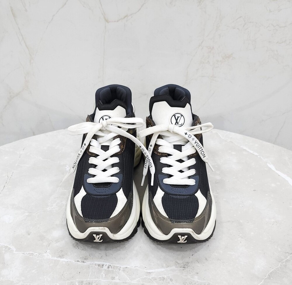 [럭스유] 35 / 루이비통 모노그램 런 55 트레이너 스니커즈 1AAP5F