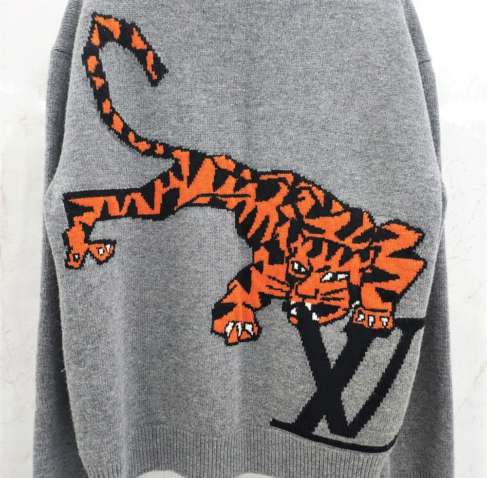 [럭스유] XS / 루이비통 인타르시아 타이거 울 니트 1A9SZM