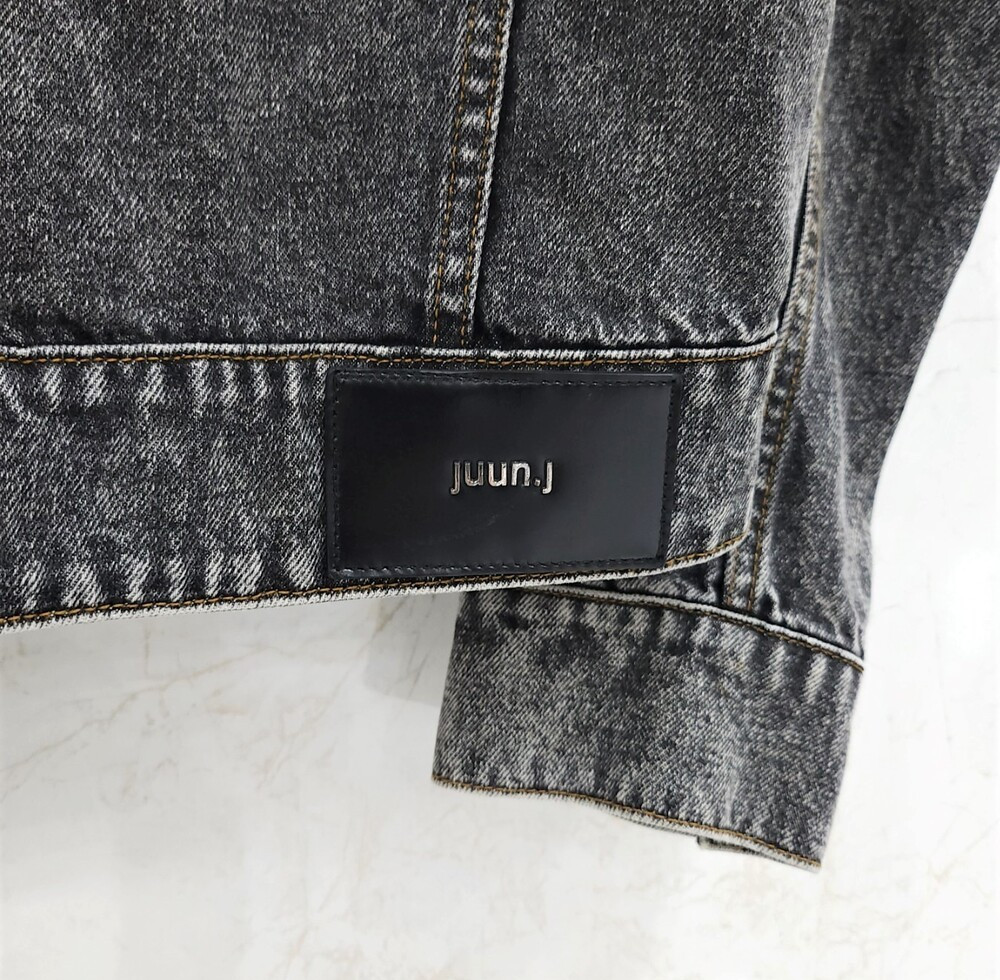 [럭스유] 44 / 준지 흑청 데님 트러커 자켓