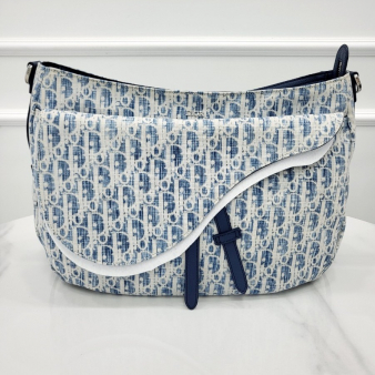 [미다스] 디올 오블리크 카스리 새들 소프트백 1ADHO022UTK