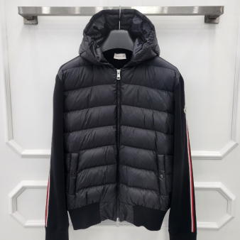 [미다스] 몽클레어 트리콧 울 후드 패딩 I20919B00008 M