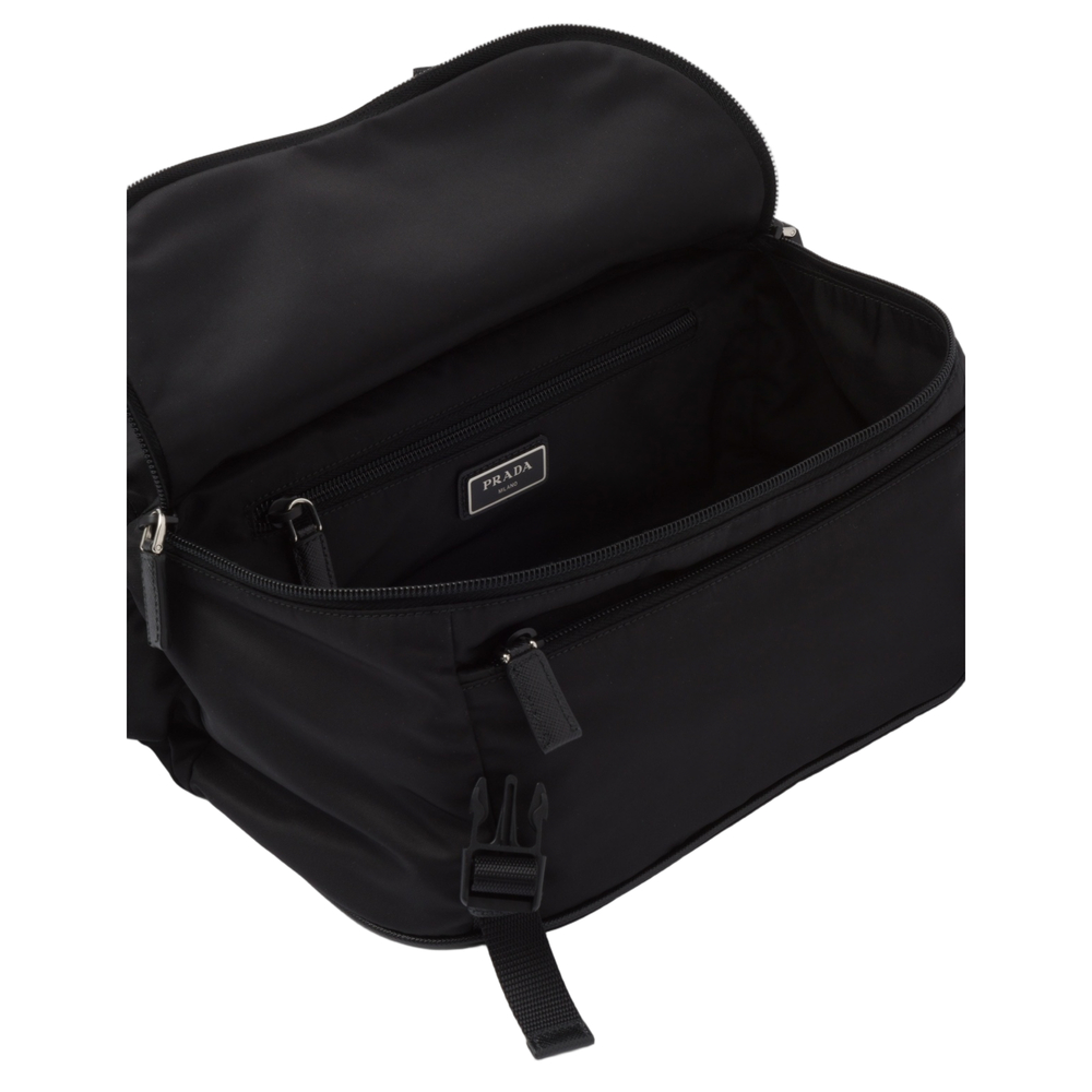 프라다 리나일론 삼각로고 바이커백 블랙 M 2VH994 2DMG F0002