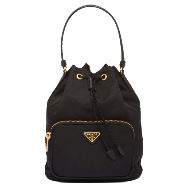 프라다 포코노 리나일론 블랙 버킷백 1BH038 RV44 F0002