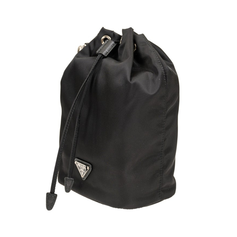 프라다 삼각로고 스트랩 파우치 블랙 1NS369 R067 F0002