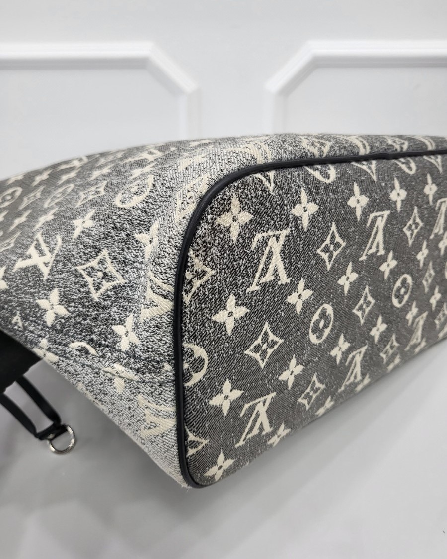 [미다스]루이비통 네버풀 MM 데님 자카드 모노그램 그레이 M24164