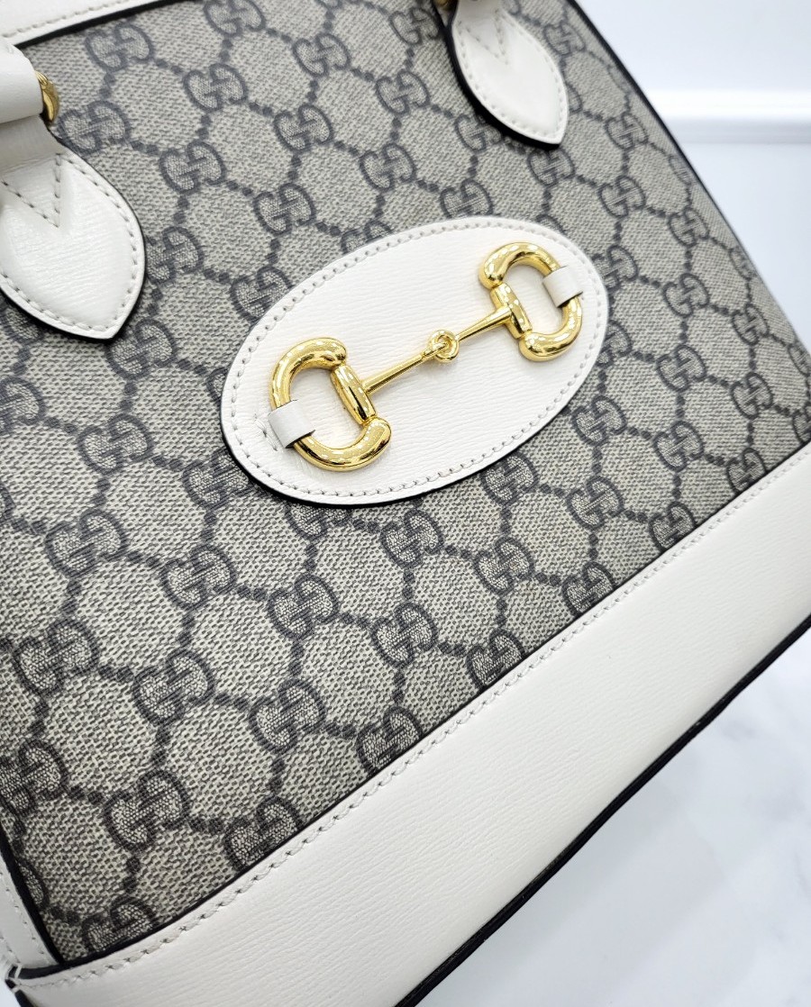 [미다스] 구찌 GG 수프림 1955 홀스빗 탑핸들 스몰 621220