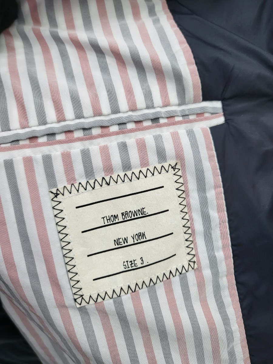 [미다스] 톰브라운 사선 완장 롱 패딩 MOD041X 3