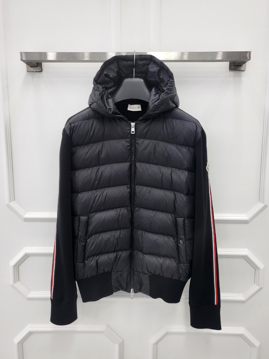 [미다스] 몽클레어 트리콧 울 후드 패딩 I20919B00008 M