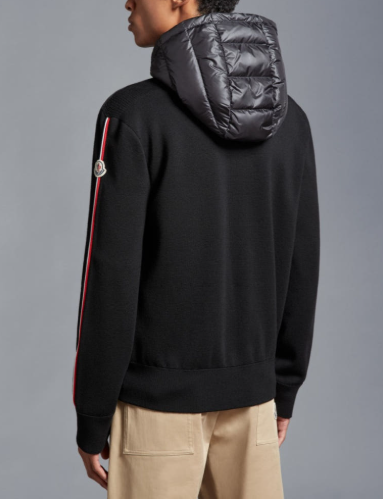 [미다스] 몽클레어 트리콧 울 후드 패딩 I20919B00008 M