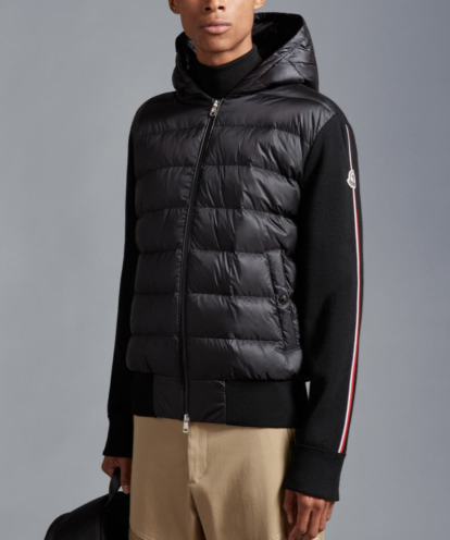 [미다스] 몽클레어 트리콧 울 후드 패딩 I20919B00008 M