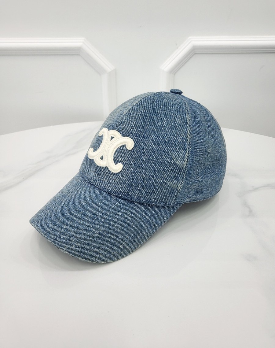 [미다스] 셀린느 트리옹프 데님 베이스볼 캡 2AUT6930F S