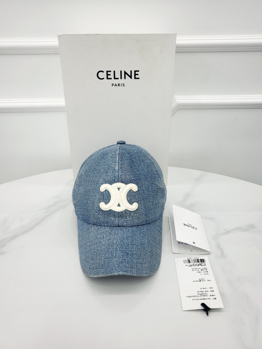 [미다스] 셀린느 트리옹프 데님 베이스볼 캡 2AUT6930F S
