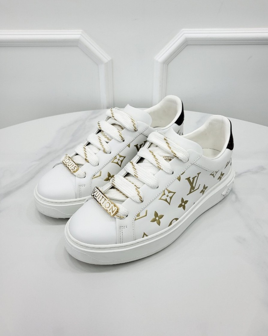 [미다스] 루이비통 모노그램 화이트골드 타임아웃 38