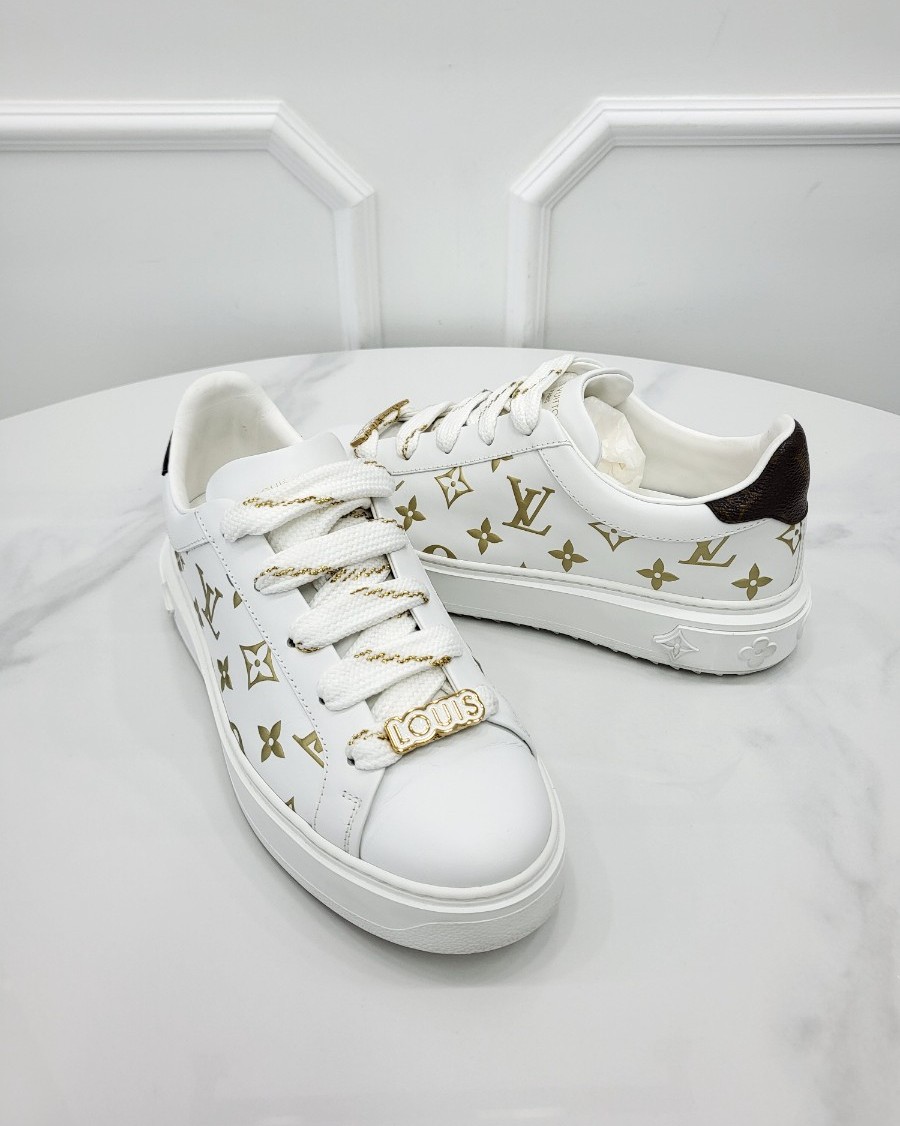 [미다스] 루이비통 모노그램 화이트골드 타임아웃 38