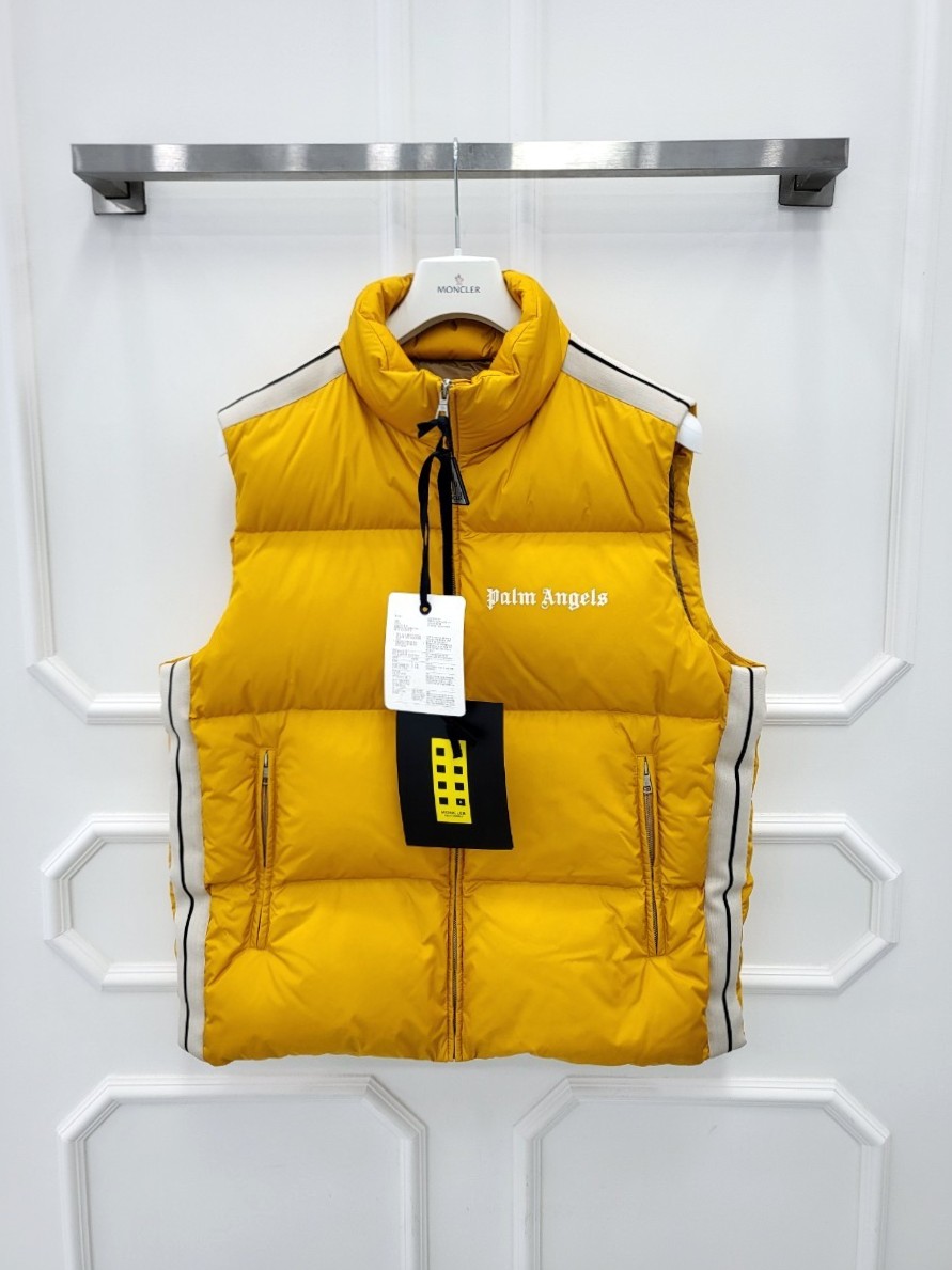 [미다스] 몽클레어 지니어스 팜엔젤스 로드맨 다운베스트 3 옐로우