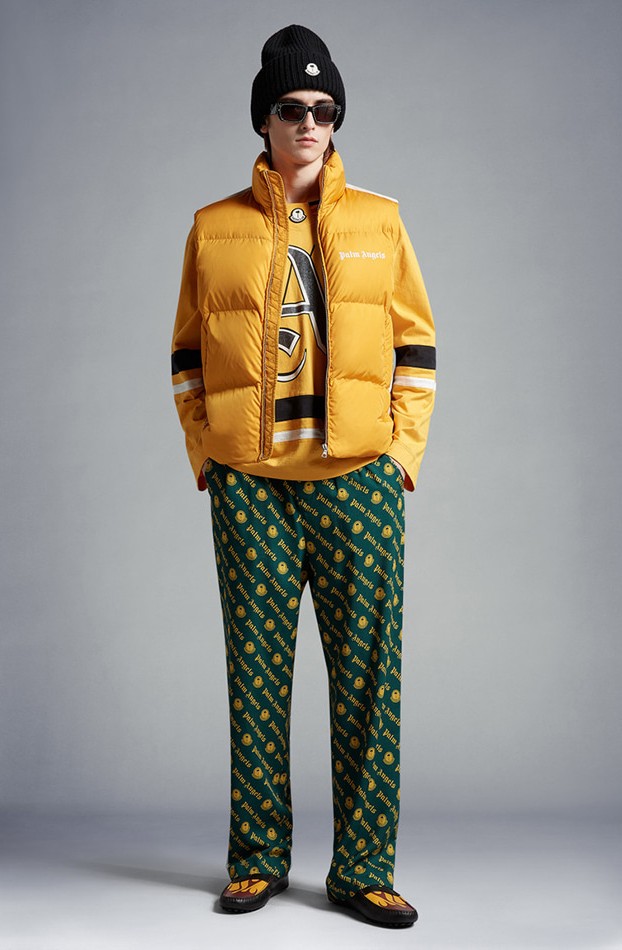 [미다스] 몽클레어 지니어스 팜엔젤스 로드맨 다운베스트 3 옐로우