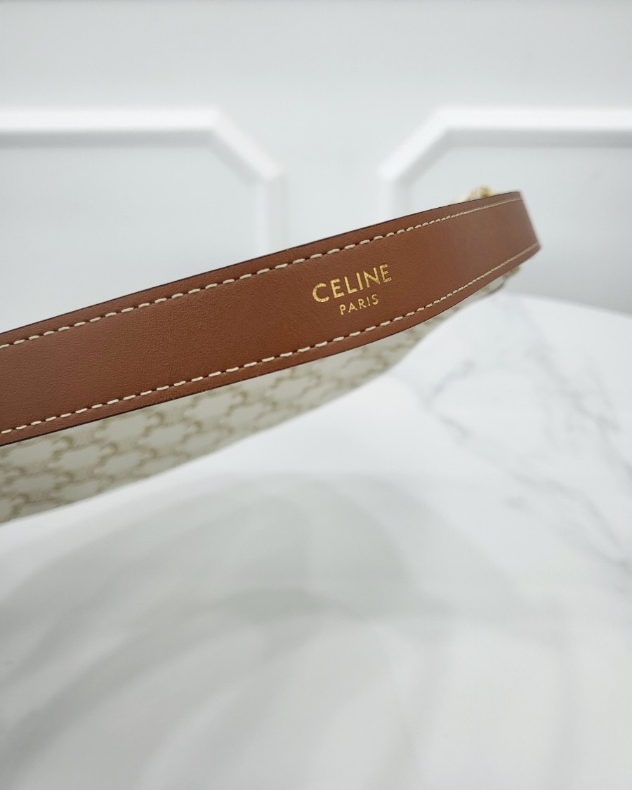 [미다스] 셀린느 트리오페 아바백 미디움 화이트 193952BZJ