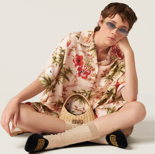 [미다스] 미우미우 벨벳 슬리퍼 블랙 36 5S104E