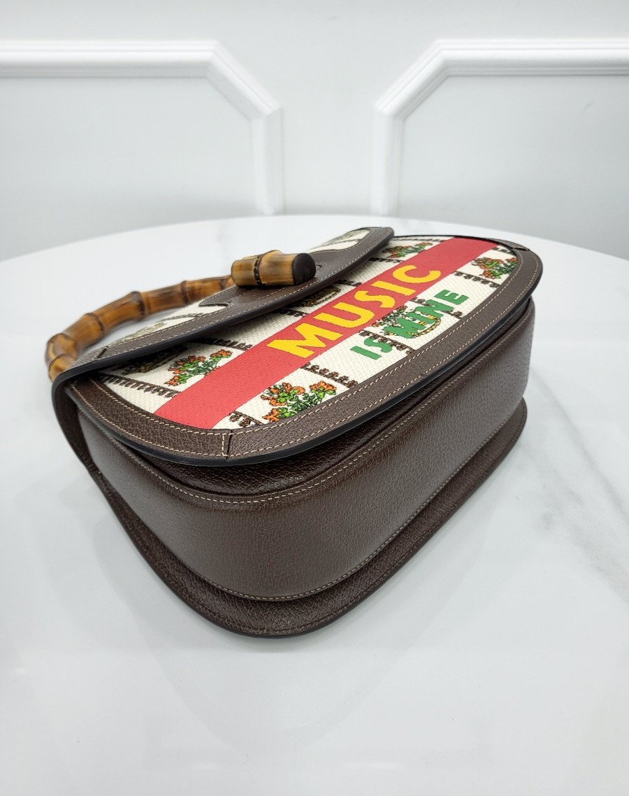 [미다스] 구찌 100주년 뱀부 미듐 토트백 681173