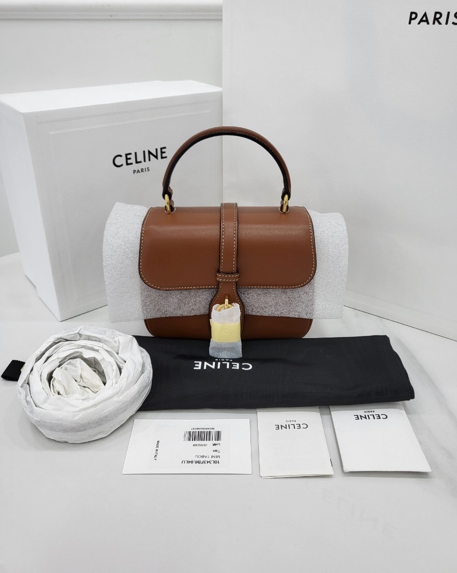 [미다스] 셀린느 미니 타부 토트백 탄 10L343FB6