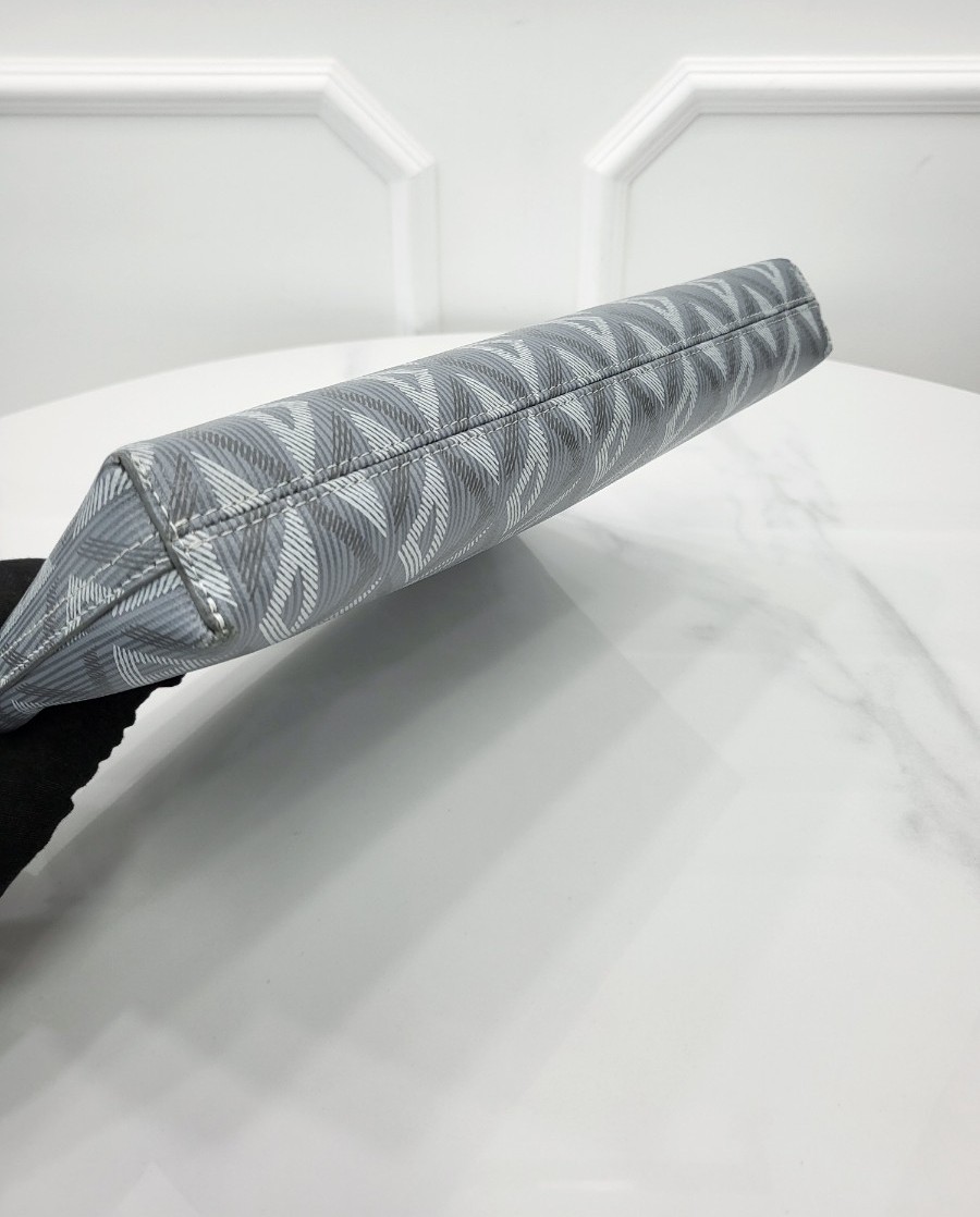 [미다스] 디올 CD 다이아몬드 캔버스 파우치 그레이 2ESCA251DCO