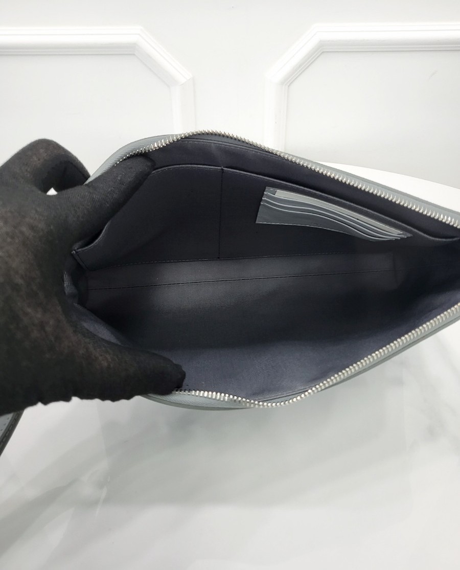 [미다스] 디올 CD 다이아몬드 캔버스 파우치 그레이 2ESCA251DCO