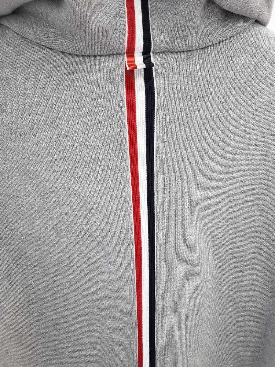 [미다스] 톰브라운 코튼 루프백 후드집업 그레이 MJT153A 1