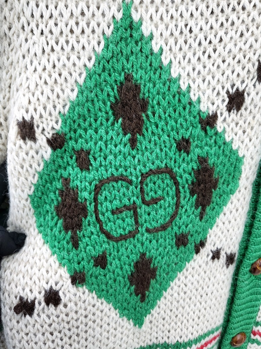 [미다스] 구찌 알파카 자카드 가디건 642798 S