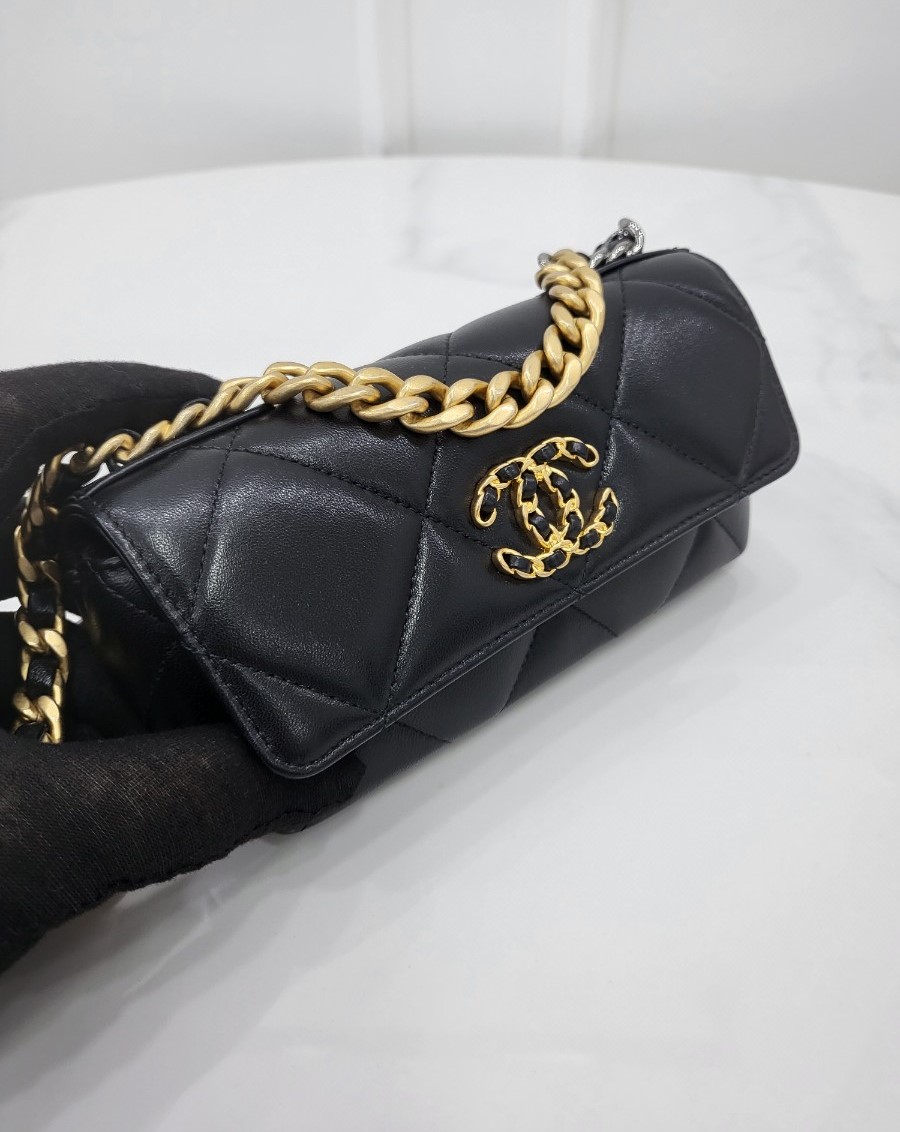 [미다스] 샤넬 19플랩 선글라스백 미니 크로스 AP2060 31번대