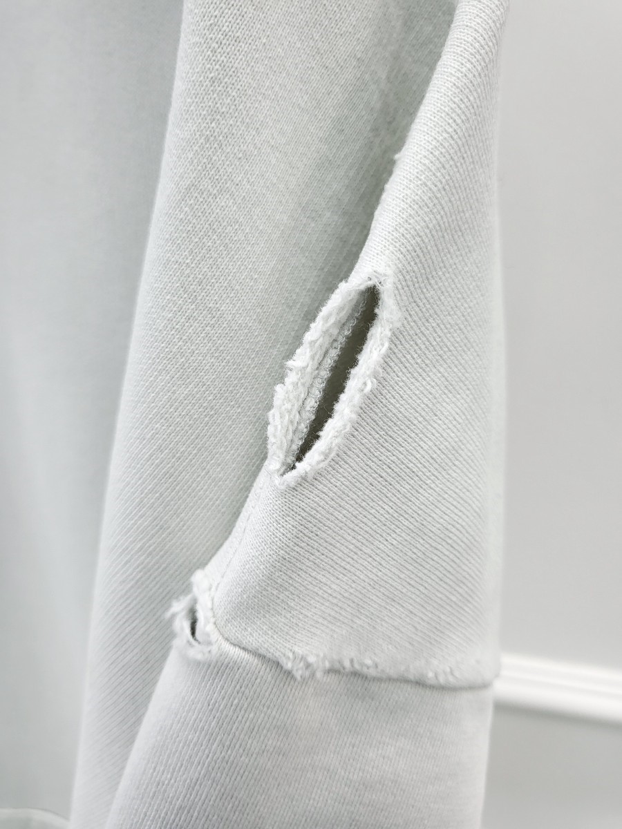 [미다스] 발렌시아가 시큐리티 테이프 후드 집업 더티 화이트 826162