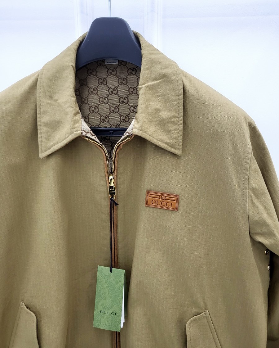 [미다스] 구찌 리버서블 GG 자켓 블루종 48 654842