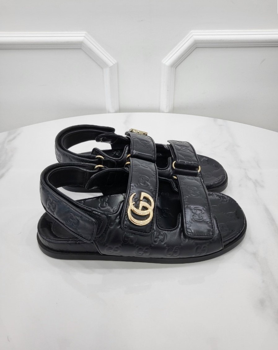 [미다스] 25SS 구찌 GG 벨크로 스트랩 샌들 816625 38
