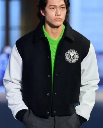 [미다스] 아미 로고 패지 바시티 자켓 H22HJK214.259