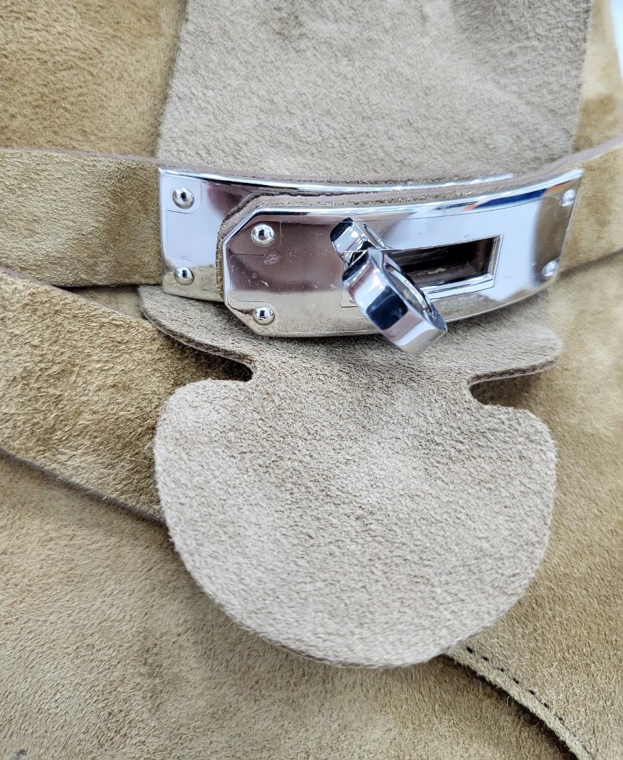 [미다스] 에르메스 스웨이드 프렌치 50 앵클부츠 H222093Z 41