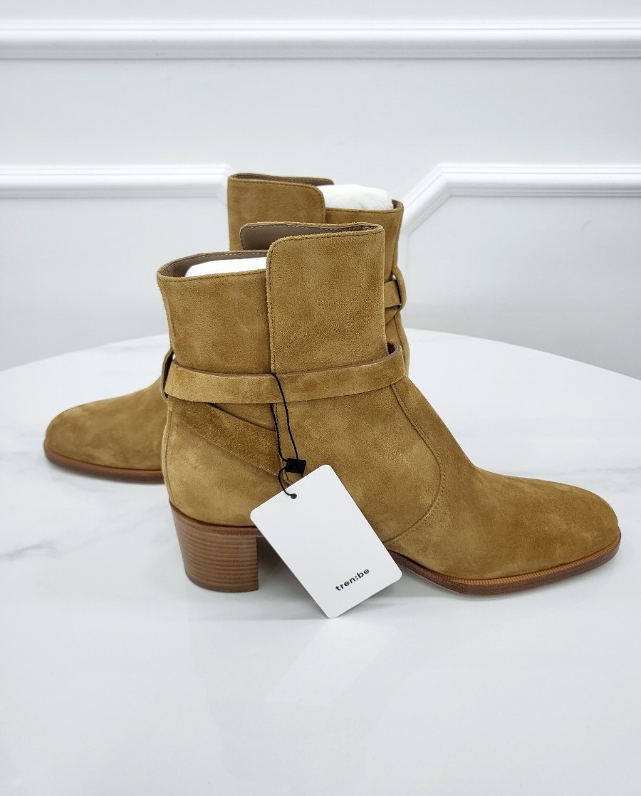 [미다스] 에르메스 스웨이드 프렌치 50 앵클부츠 H222093Z 41