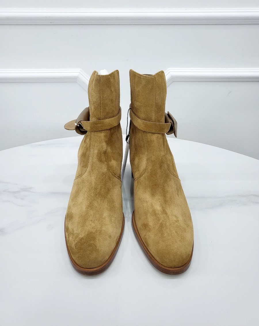 [미다스] 에르메스 스웨이드 프렌치 50 앵클부츠 H222093Z 41