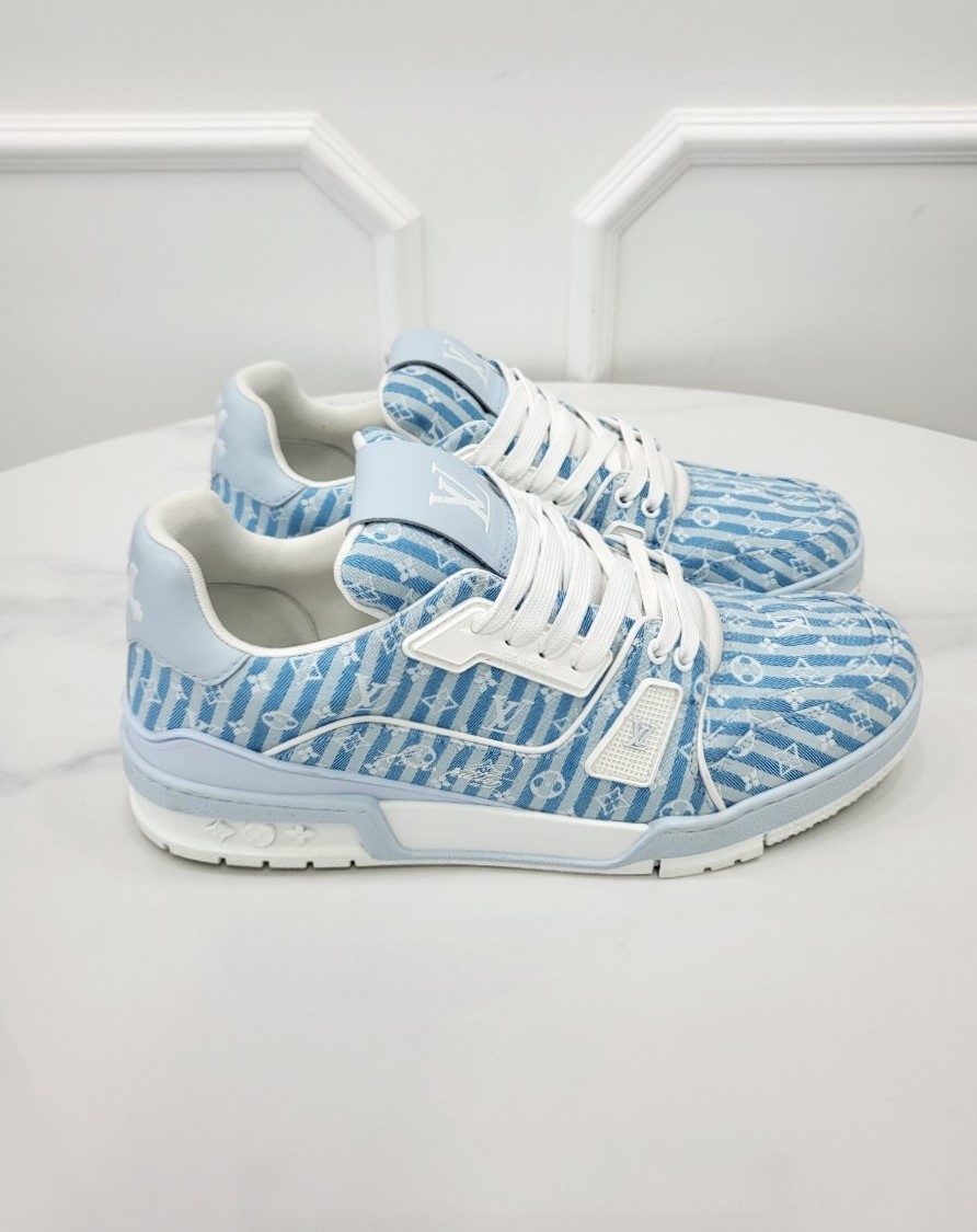 [미다스] 루이비통 LV 트레이너 블루 스트라이프 8 1ABNLI