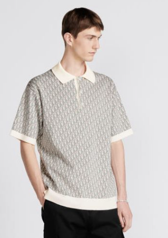 [미다스] 디올 오블리크 자카드 폴로셔츠 293M832AT396 XL