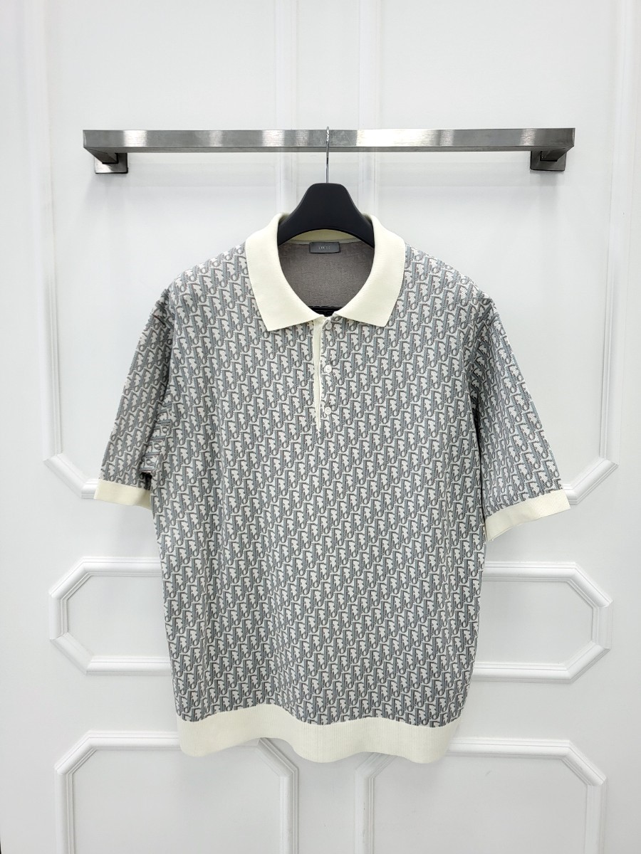 [미다스] 디올 오블리크 자카드 폴로셔츠 293M832AT396 XL