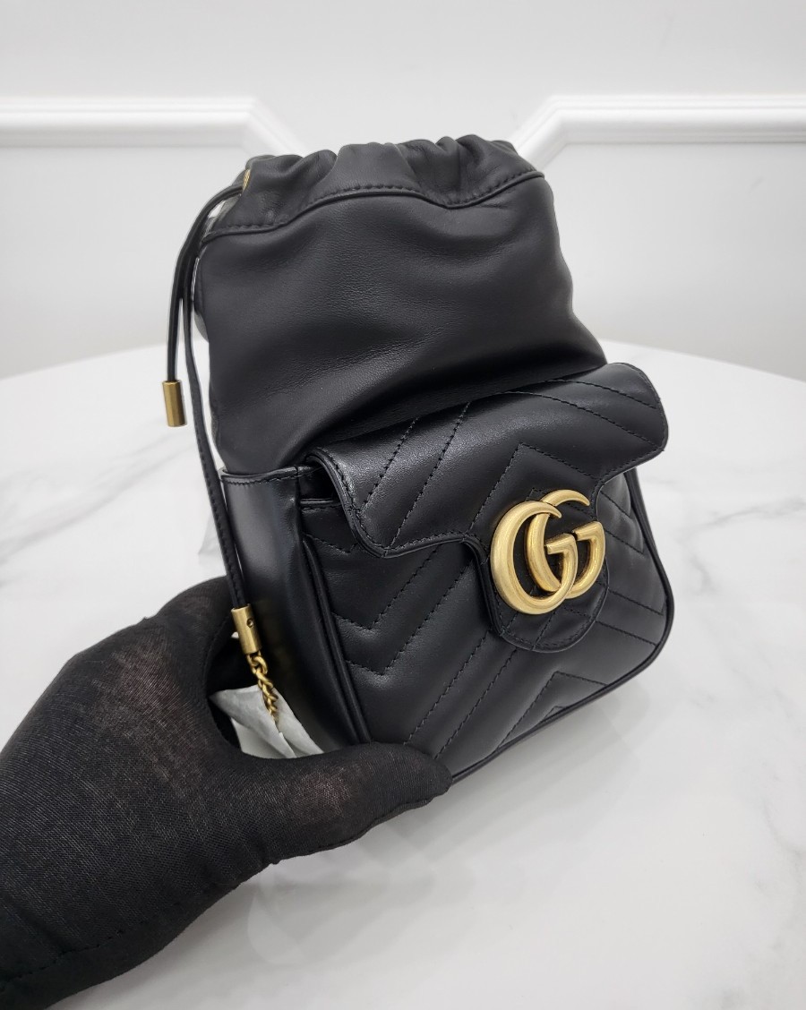 [미다스] 구찌 GG 마몽 미니 버킷 숄더백 746433 새상품