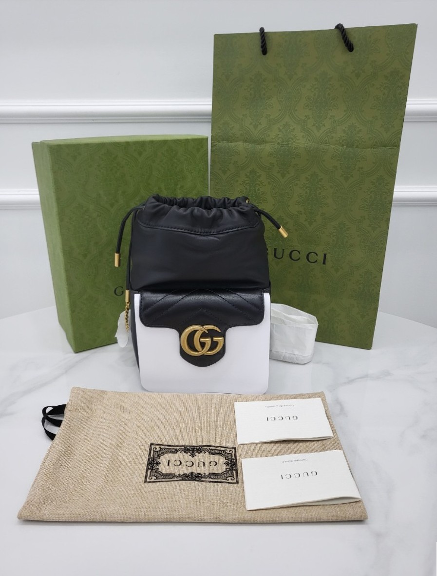 [미다스] 구찌 GG 마몽 미니 버킷 숄더백 746433 새상품