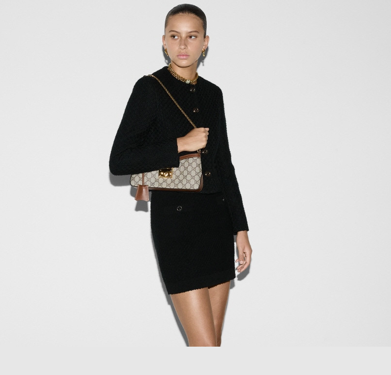 [미다스] 구찌 GG 수프림 패들락 스몰 숄더백 811705 새상품