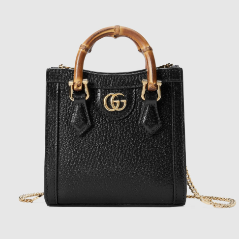 [미다스] 구찌 다이애나 나노 블랙 토트백 760251 새상품