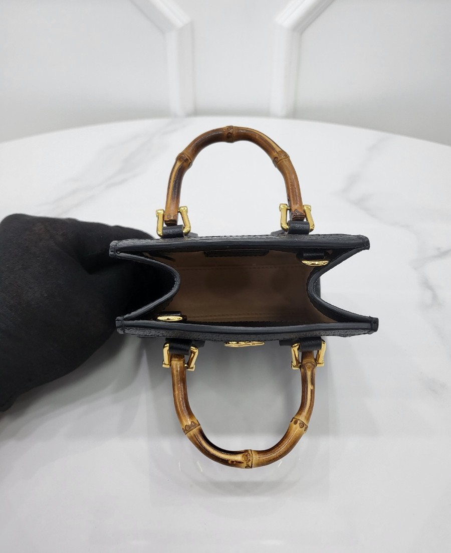 [미다스] 구찌 다이애나 나노 블랙 토트백 760251 새상품