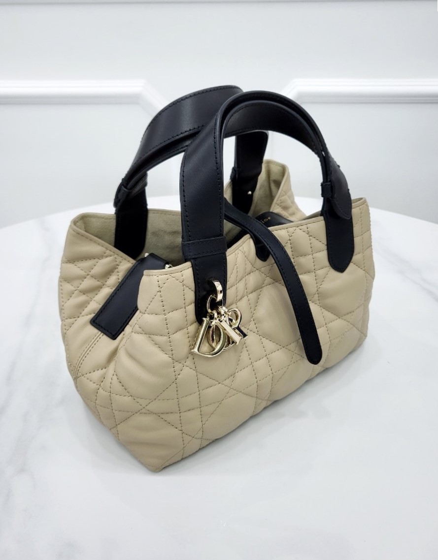 [미다스] 디올 뚜주흐 스몰 블랙 로프 베이지 M2822OSIY_M963