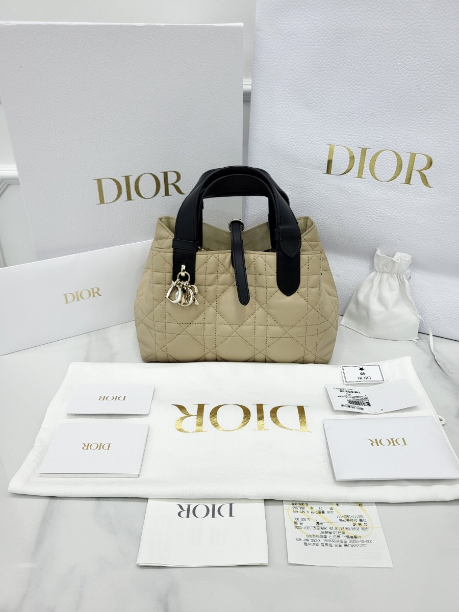 [미다스] 디올 뚜주흐 스몰 블랙 로프 베이지 M2822OSIY_M963